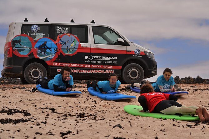 1 Day Surf Lesson Beginner - Equipment, transport, and insurance: the value adds up