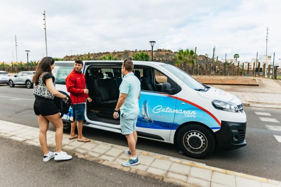 Corralejo: Lobos Island Catamaran Tour with Drinks & Snorkel - Spotting La Caldera and the volcanic feel of Lobos