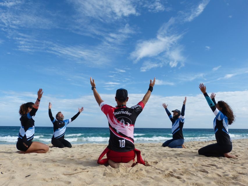 Corralejo: Surf Lessons for Beginners with Hotel Pickup - The short theory session that actually supports the waves