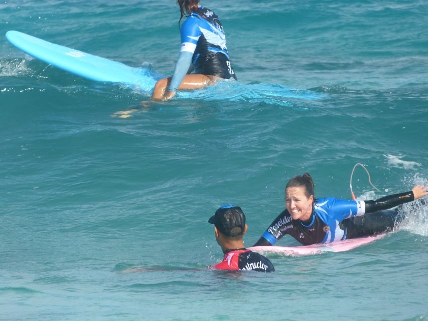 Corralejo: Surf Lessons for Beginners with Hotel Pickup - Warming up on the sand: where confidence starts