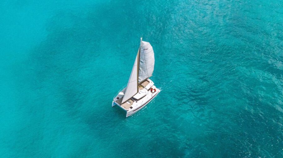 From Corralejo/Caleta de Fuste: Lobos Island Catamaran Trip - The Sail Toward Isla de Lobos: Sea Air and a Real Sense of Escape