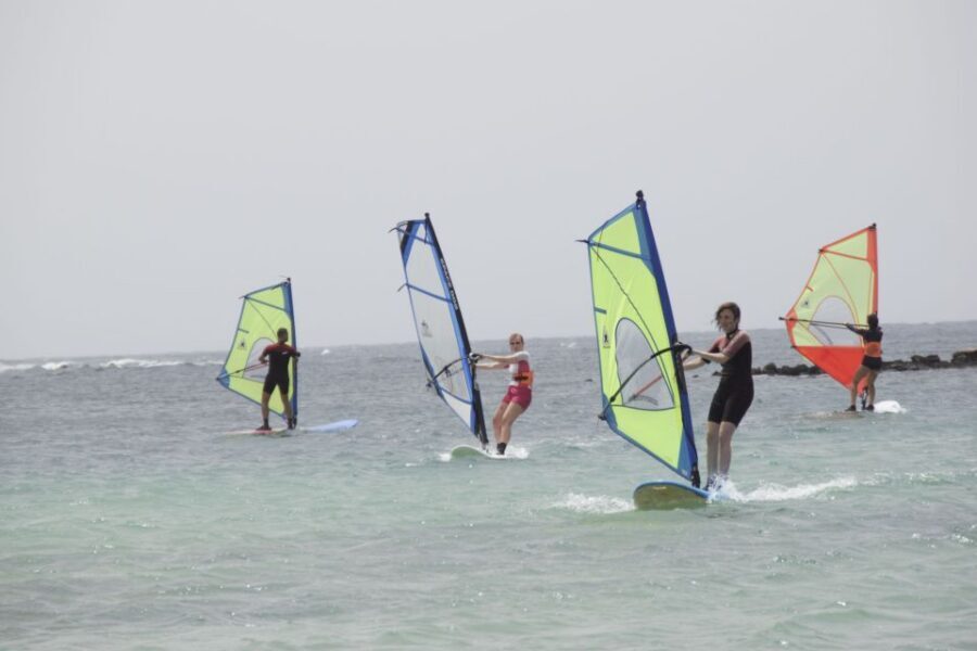 From Corralejo: Small Group Windsurfing Class in El Cotillo - How the Corralejo pickup sets the tone for a smooth day