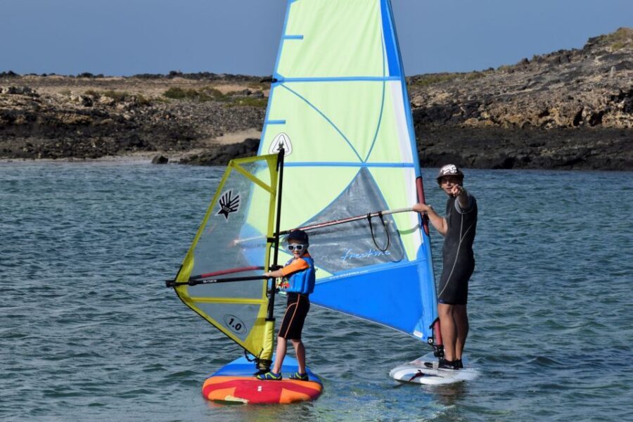 From Corralejo: Small Group Windsurfing Class in El Cotillo - Instructor style: what to expect if you want calm vs. loud coaching