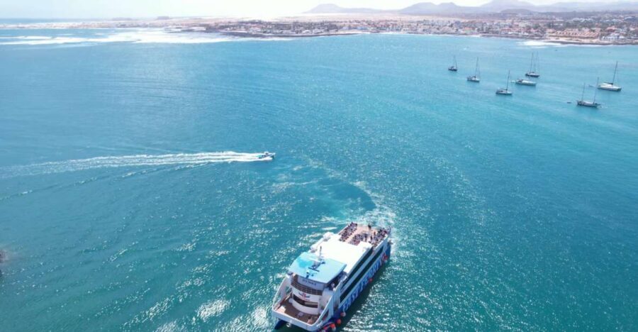From Lanzarote: Corralejo & Lobos Island Self-Guided Visit - From Lanzarote pickup to Playa Blanca: how the day starts