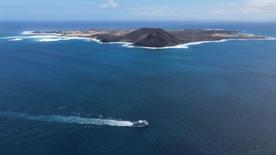 From Lanzarote: Corralejo & Lobos Island Self-Guided Visit - The Corralejo ferry landing: where you get your bearings fast
