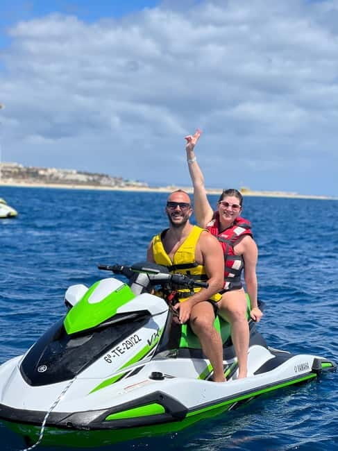 From Morro Jable: Jet Ski Adventure Tour (without license) - Morro Jable jet ski: the views are half the thrill