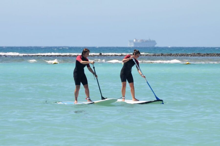 Fuerteventura: 1.5-Hour SUP Course - Caleta de Fuste - Meeting point you can find quickly: Eurostars Las Salinas