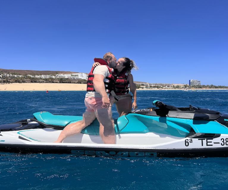 Fuerteventura : 1 hour JetSki Rental without licence - Guided Circuits and the Morro Jable Sea View