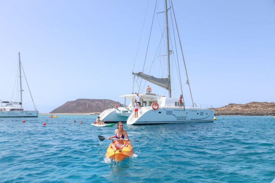 Fuerteventura: Private Luxury Catamaran to Lobo Island - Price and value for $883 per group up to 12