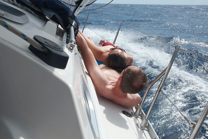Fuerteventura Sailing Trip from Morro Jable - Stop 2: Playa de Sotavento de Jandia and the big swim/snorkel time