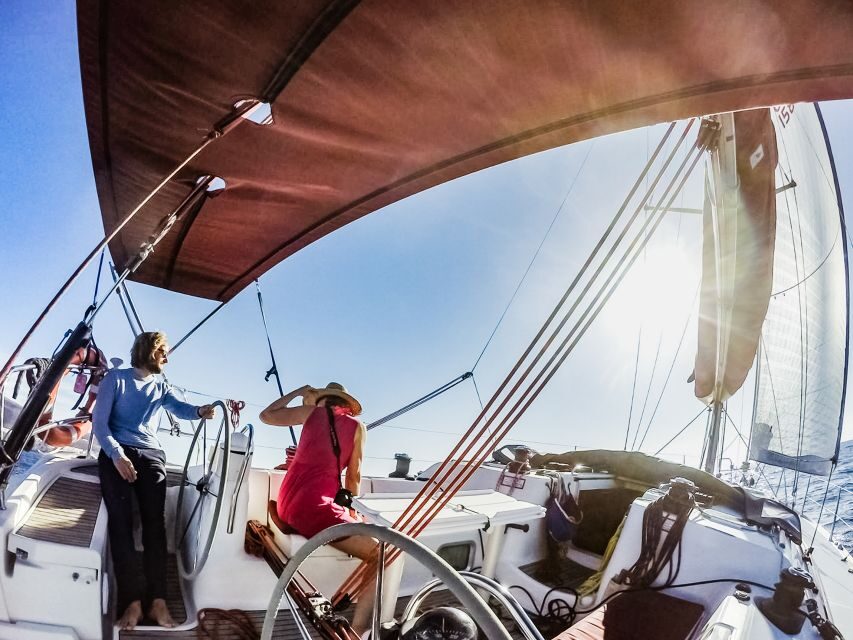 Fuerteventura: Sailing with Snorkeling and Dolphin Watching - Morro Jable photo stop: where the captain checks conditions and wildlife