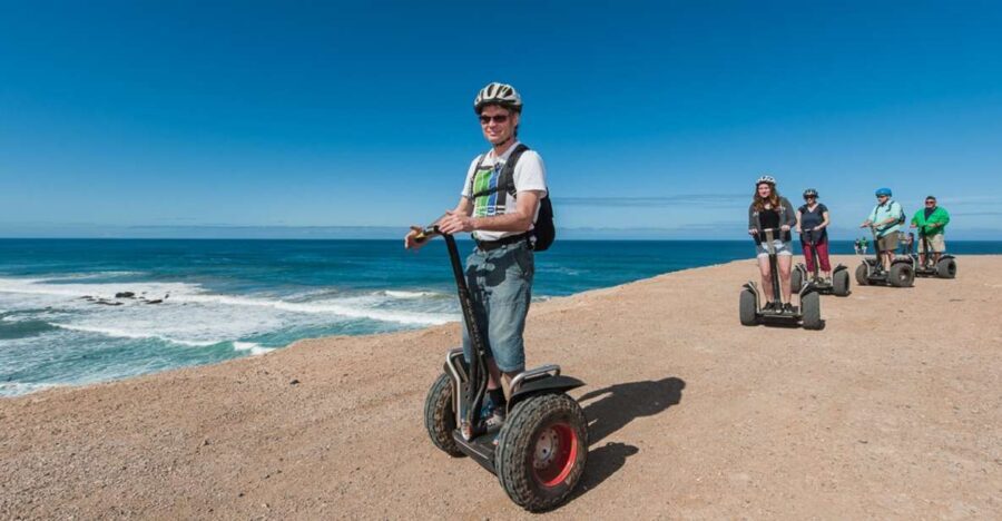 Fuerteventura: Segway Tour around Playa de Jandía - Getting picked up and starting with real training