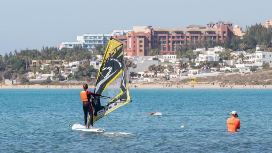 Fuerteventura: Windsurfing Taster in Costa Calma Bay! - Costa Calma Bay: a practical classroom for your first windsurf moves