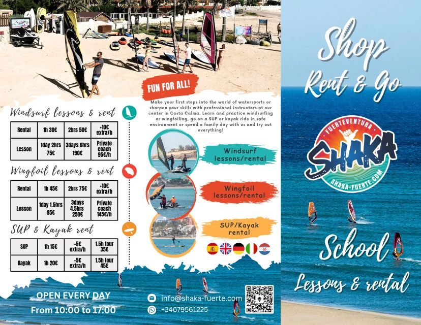 Fuerteventura: Windsurfing Taster in Costa Calma Bay! - Coaches and small groups: where the quality comes from
