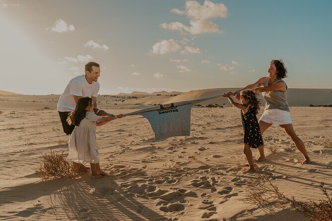 Fun and spontaneous family photoshoot - Corralejo Fuerteventura - Timing and where to meet in Corralejo