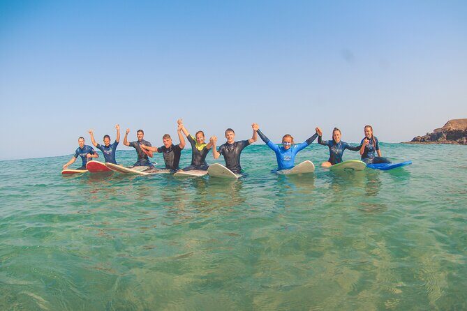Learn to surf on the endless beaches in southern Fuerteventura - Price and value: $68.48 for roughly four hours of coaching