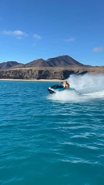 Morro Jable: Guided Jet Ski Safari (without license) - Wildlife Spotting: Flying Fish and the Chance to See Cetaceans