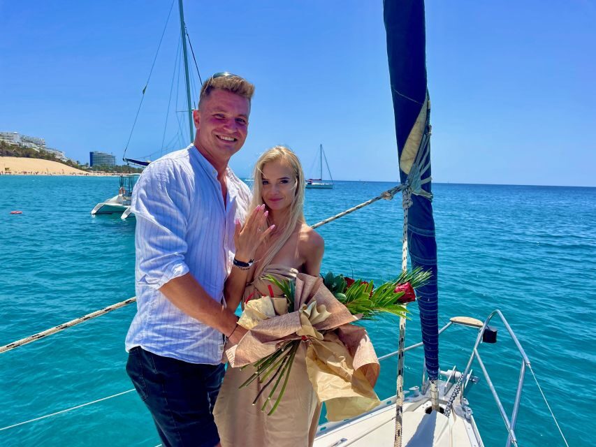 Morro Jable: Sailing Boat Excursion with Food and Drinks - Wildlife spotting: dolphins are a bonus, not the main job