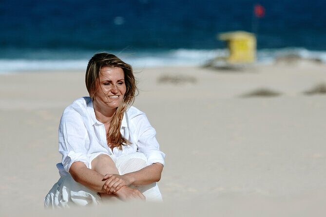 Private Pro Photoshoot in the Dunes of Corralejo - What you get later: 50–70 edited high-resolution images by WeTransfer