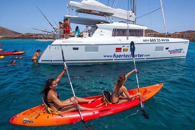 Private trips to Lobos Island in Catamaran Lagoon 421 - Water Activities Gear: Snorkel, Kayak, Paddle Board, and More