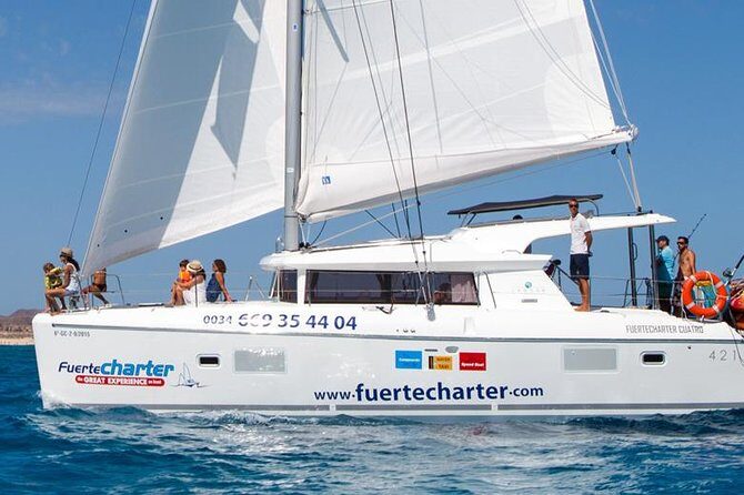 Private trips to Lobos Island in Catamaran Lagoon 421 - Getting There: Fuertecharter and the Corralejo Pickup Advantage
