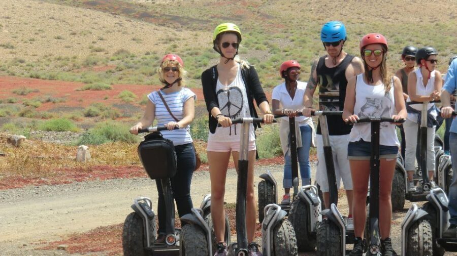 Tiscamanita: Segway Tour, Aloe Vera Farm & Mills Museum - Gliding along old donkey trails to the Majorero village
